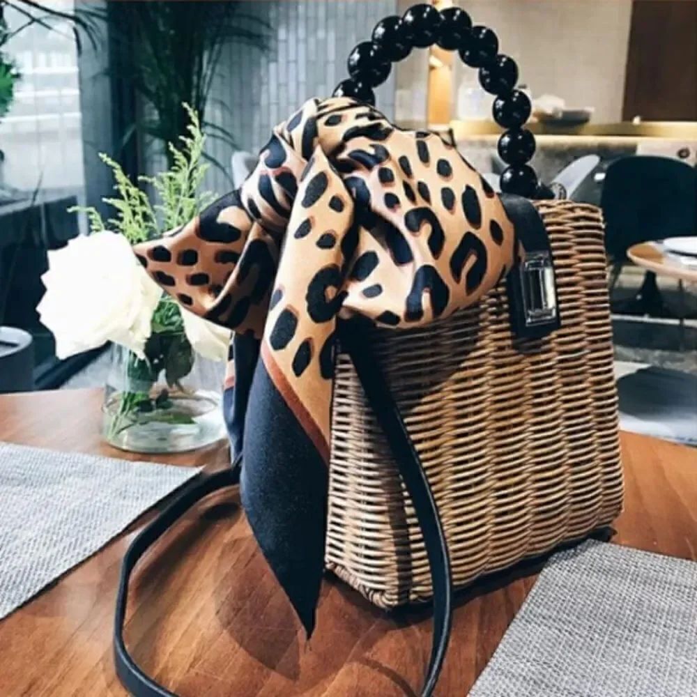 Leopard Print Silky Scarf  - Picture 2 of 6